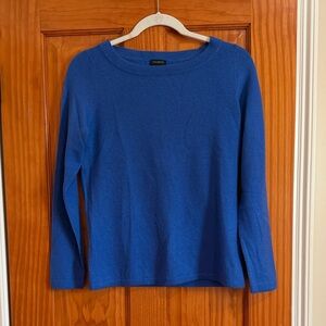 Talbots Deep Blue Cashmere Sweater